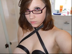Young teen nerd amateur my dad